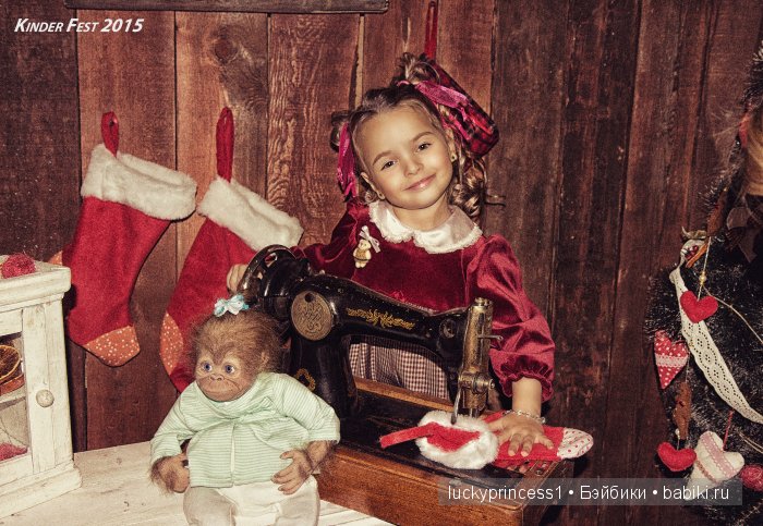 Monkey Monita with blue sky eyes... Кукла реборн Екатерины Метлиной (фото 5)