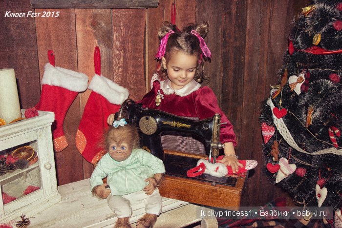 Monkey Monita with blue sky eyes... Кукла реборн Екатерины Метлиной (фото 2)