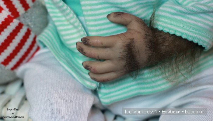 Monkey Monita with blue sky eyes... Кукла реборн Екатерины Метлиной