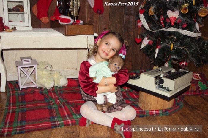 Monkey Monita with blue sky eyes... Кукла реборн Екатерины Метлиной (фото 4)