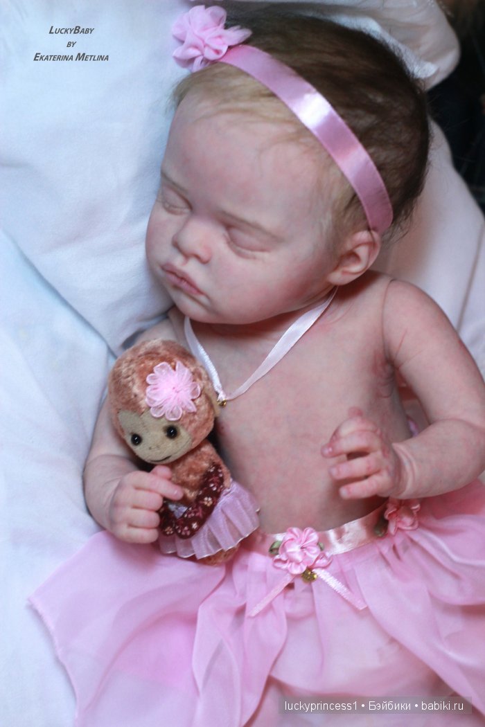 Девочка, которая мечтает стать балериной, как и ее подружка... Кукла реборн Екатерины Метлиной