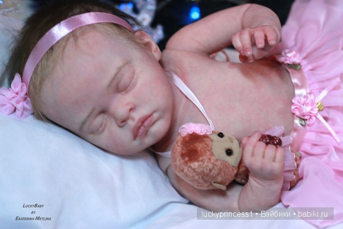 Девочка, которая мечтает стать балериной, как и ее подружка... Кукла реборн Екатерины Метлиной