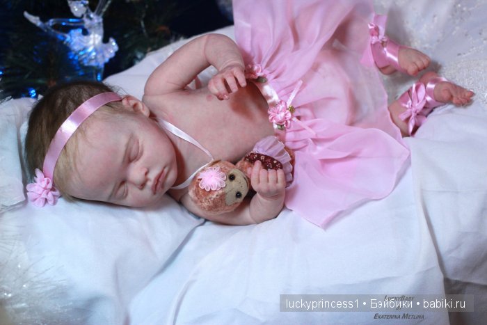 Девочка, которая мечтает стать балериной, как и ее подружка... Кукла реборн Екатерины Метлиной