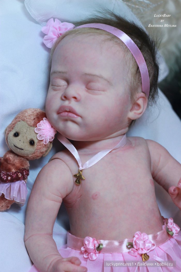 Девочка, которая мечтает стать балериной, как и ее подружка... Кукла реборн Екатерины Метлиной