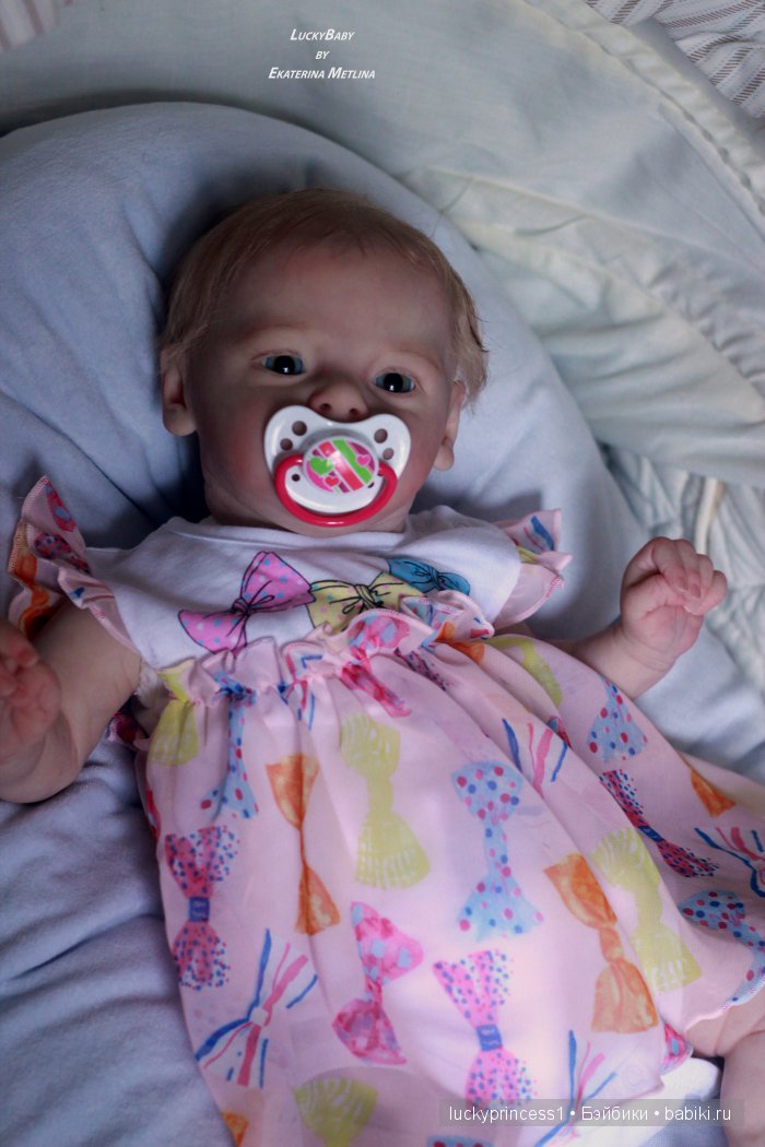 Ангелочек из молда Ларри, кукла реборн Екатерины Метлиной (фото 4)