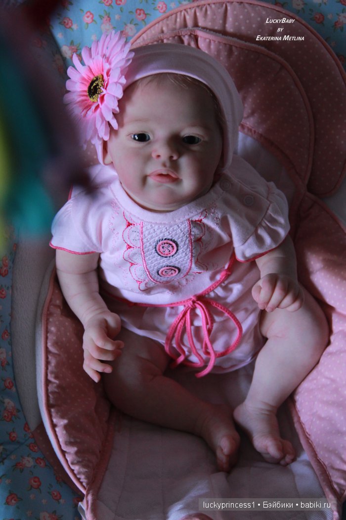 Ангелочек из молда Ларри, кукла реборн Екатерины Метлиной (фото 3)