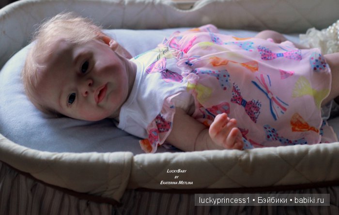 Ангелочек из молда Ларри, кукла реборн Екатерины Метлиной (фото 5)