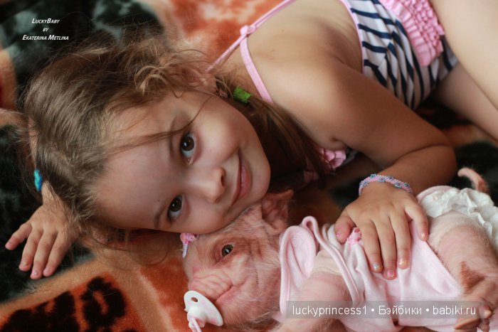 Свинка Хлоя. Часть 2 — Куклы Реборн (Reborn): работы мастеров (фото 7)
