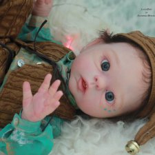 Эльфик мальчик Лука. Кукла реборн, молд Luna by Olga Auer