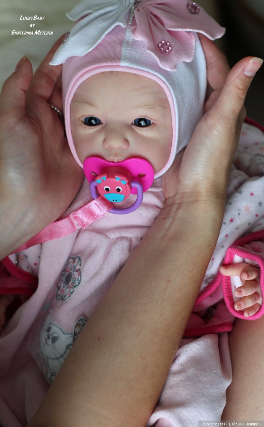 Кнопочка Эви. Кукла реборн из молда Maike by Gudrun Legler