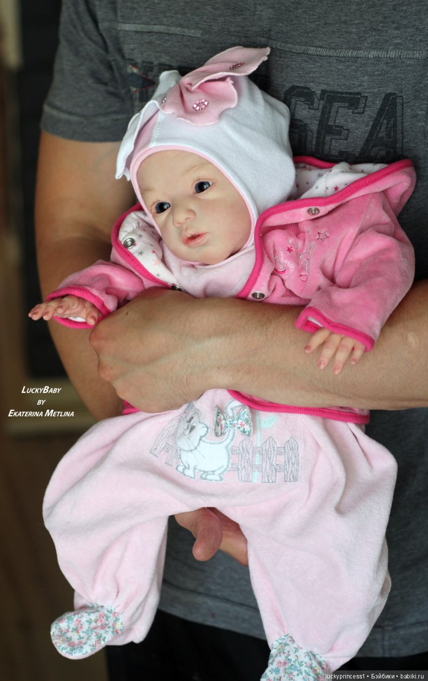 Кнопочка Эви. Кукла реборн из молда Maike by Gudrun Legler (фото 2)