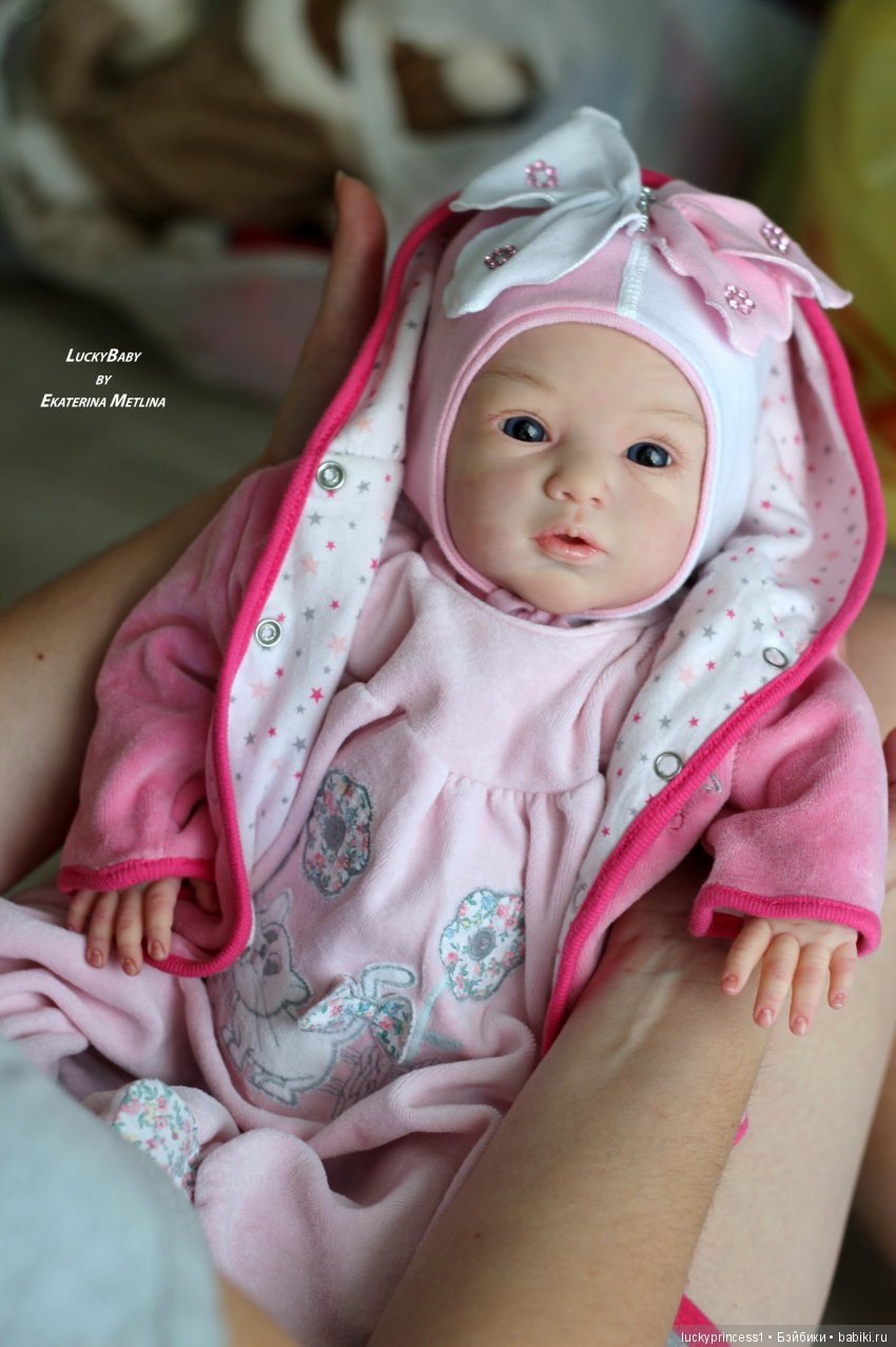 Кнопочка Эви. Кукла реборн из молда Maike by Gudrun Legler (фото 5)