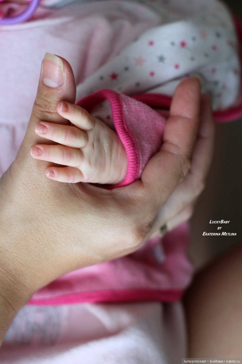 Кнопочка Эви. Кукла реборн из молда Maike by Gudrun Legler