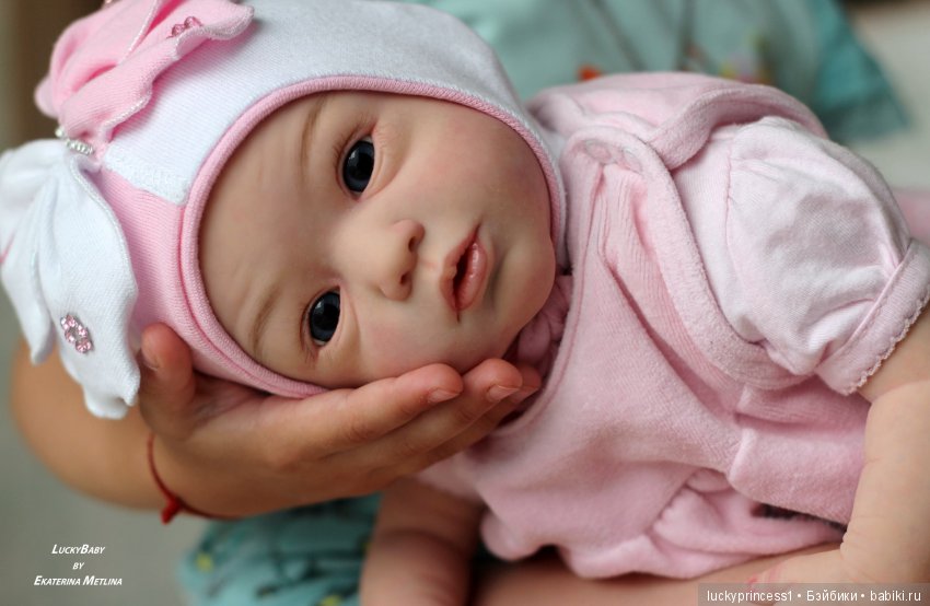 Кнопочка Эви. Кукла реборн из молда Maike by Gudrun Legler