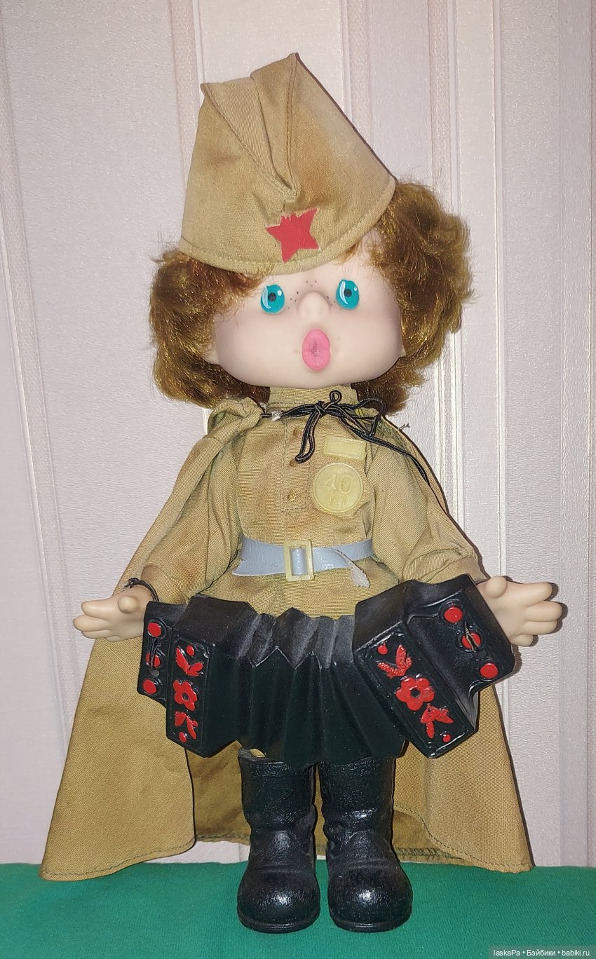 Василий Теркин — Советские винтажные куклы (СССР): Ленигрушка (фото 3)