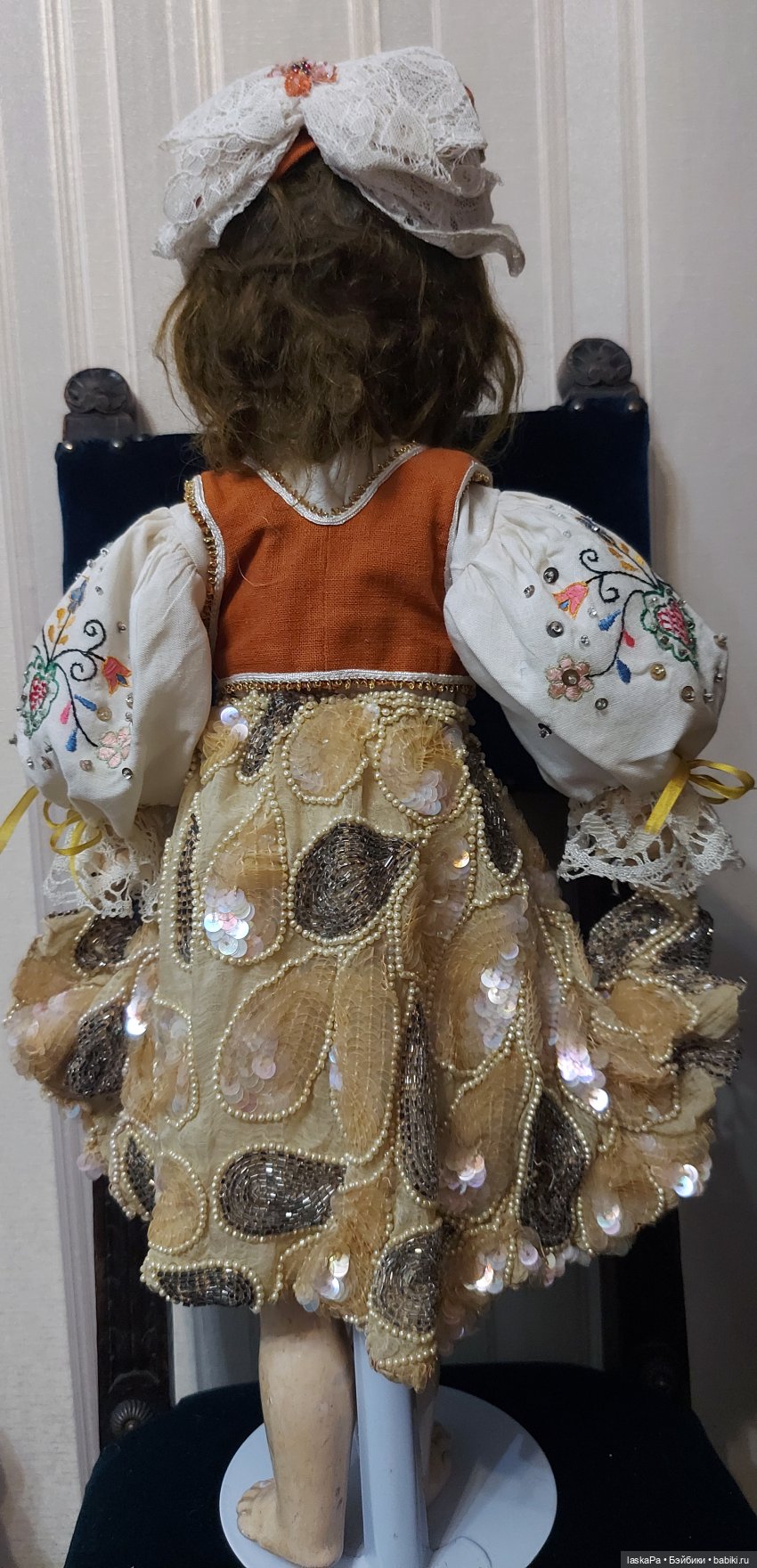 И случилась любовь. 1894 — Антикварные куклы Armand Marseille (AM): молд 390 (фото 9)