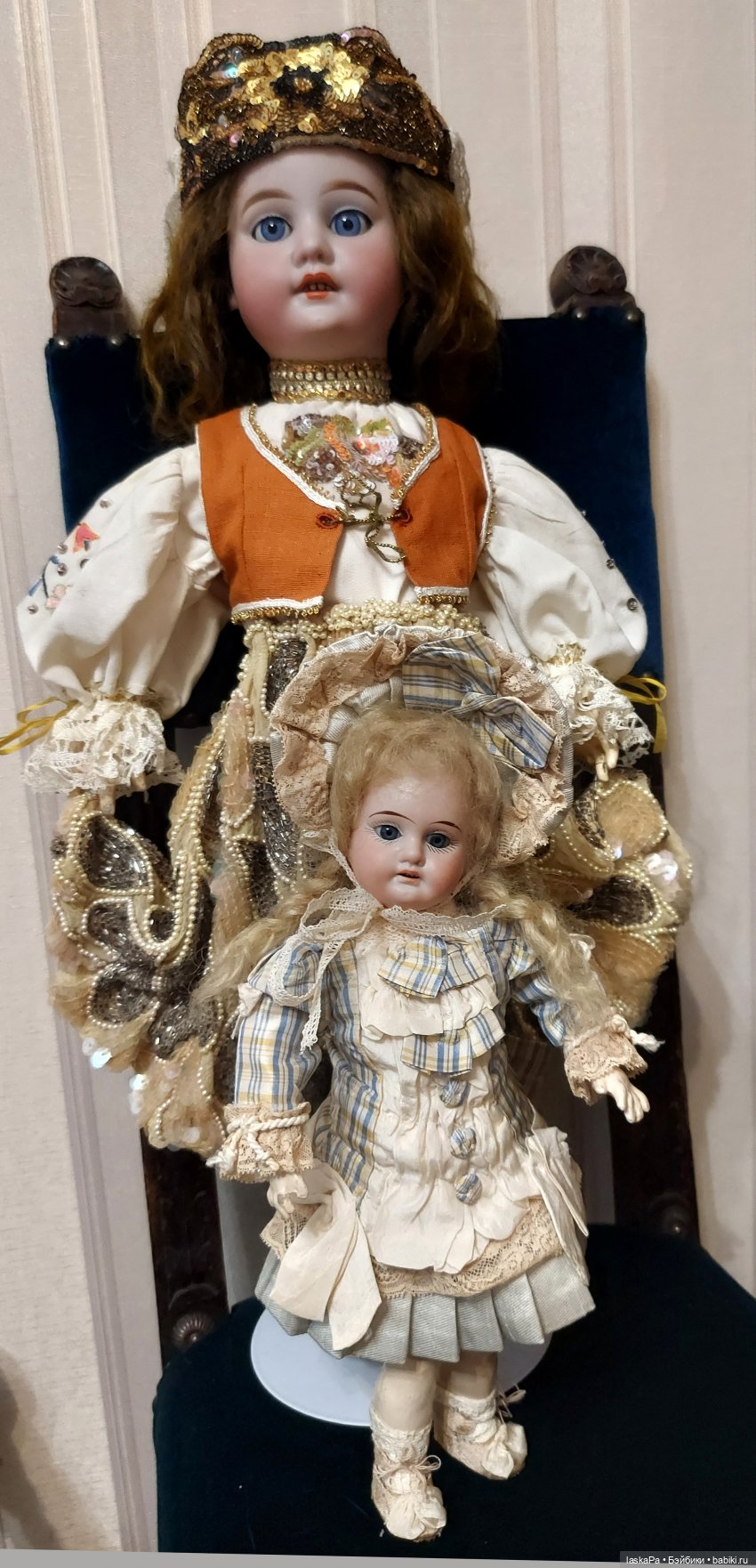 И случилась любовь. 1894 — Антикварные куклы Armand Marseille (AM): молд 390 (фото 10)