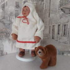 Самоед - кукла артели Всекохудожник