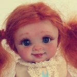 Авторские куклы. Малышки от Анны Добряковой. Рыжик Настасья и каштаночка Анжелка