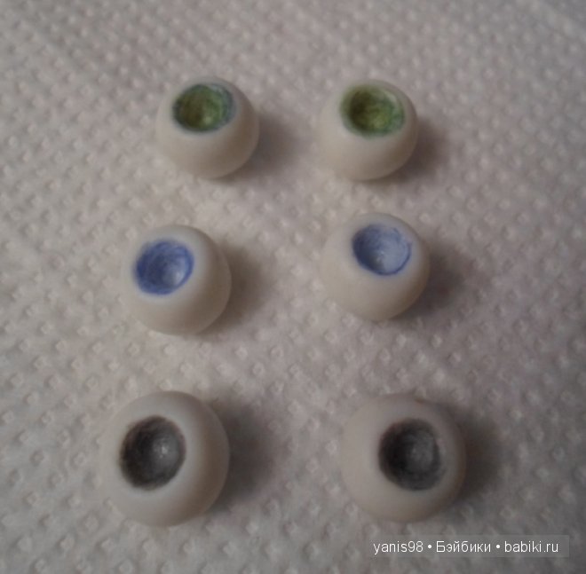 Глазки для авторских кукол своими руками (фото 2)
