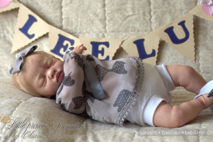 Малютка Leelu. Куклы-реборн Оксаны Сидоровой