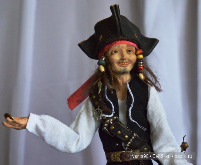 Авторская кукла Пират Джек (фото 2)