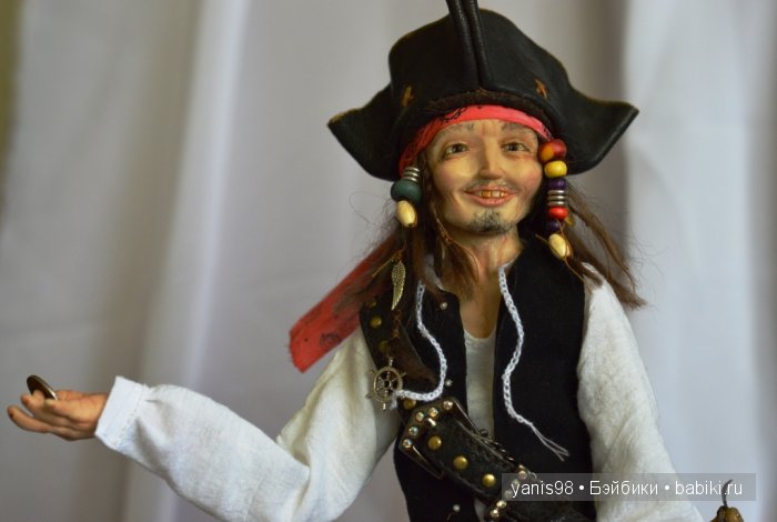 Авторская кукла Пират Джек (фото 5)