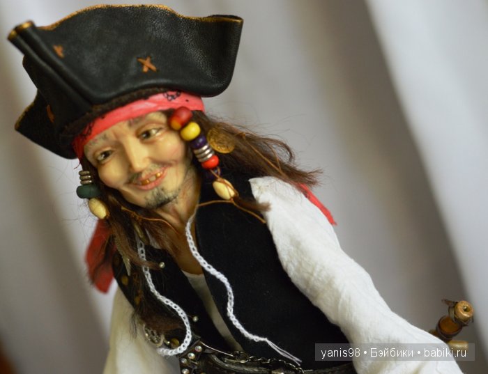 Авторская кукла Пират Джек (фото 7)