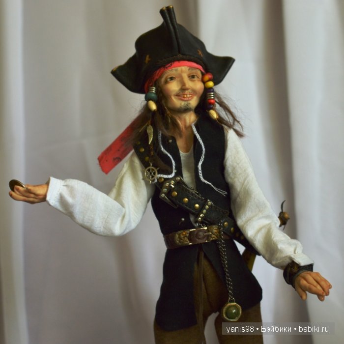 Авторская кукла Пират Джек (фото 3)