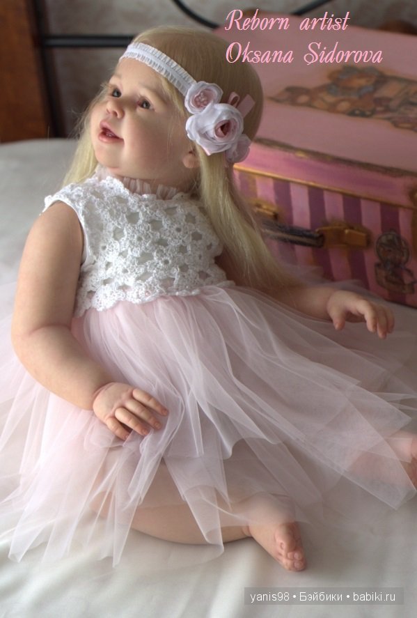 Кукла реборн Кати-Мари из одноименного молда Katie-Marie скульптора Ann Timmerman