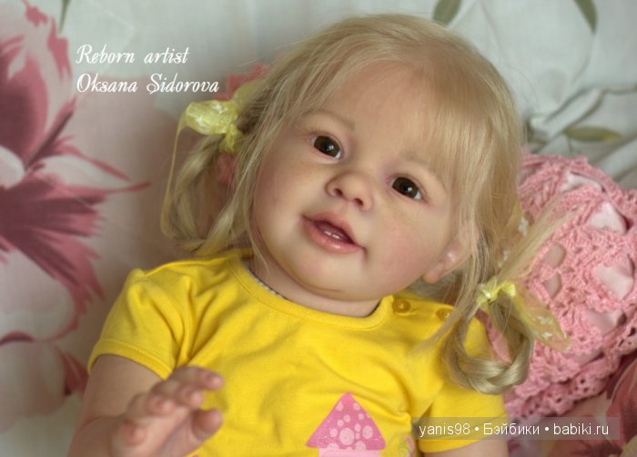 Кукла реборн Кати-Мари из одноименного молда Katie-Marie скульптора Ann Timmerman