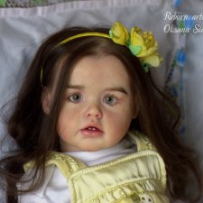 Кукла реборн Ариэлька - весенний цветочек. Молд Ariel cкульптора Joanna Kazmierczak
