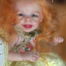 Рыжая эльфийка! Кукла реборн из молда Shasta скульптора Marita Winters