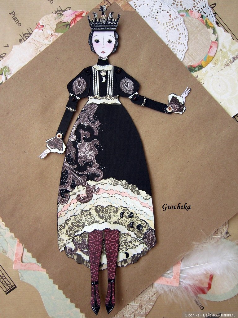 Делаю бумажных кукол (часть IV) Ундина и Мавка