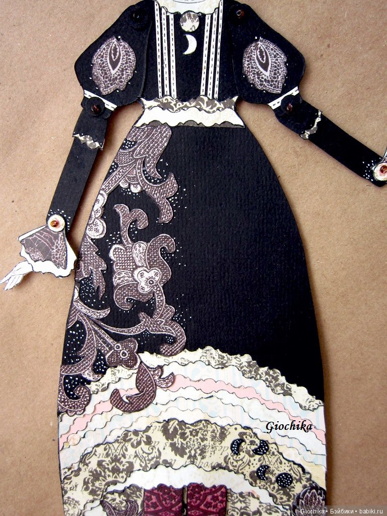 Делаю бумажных кукол (часть IV) Ундина и Мавка (фото 3)