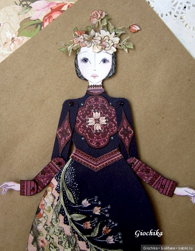 Делаю бумажных кукол (часть IV) Ундина и Мавка (фото 6)