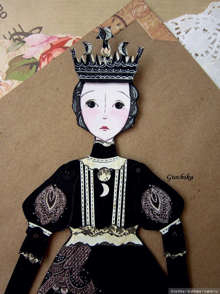 Делаю бумажных кукол (часть IV) Ундина и Мавка (фото 2)