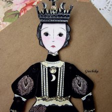 Делаю бумажных кукол (часть IV) Ундина и Мавка