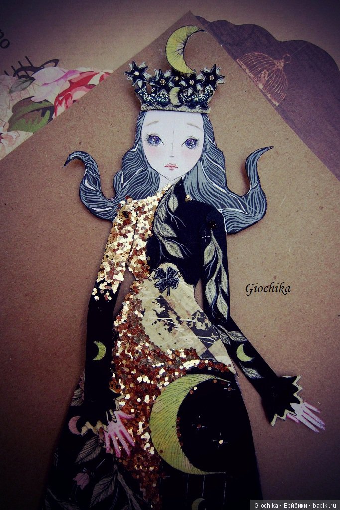 Делаю бумажных кукол: "Колыбельная" (фото 2)