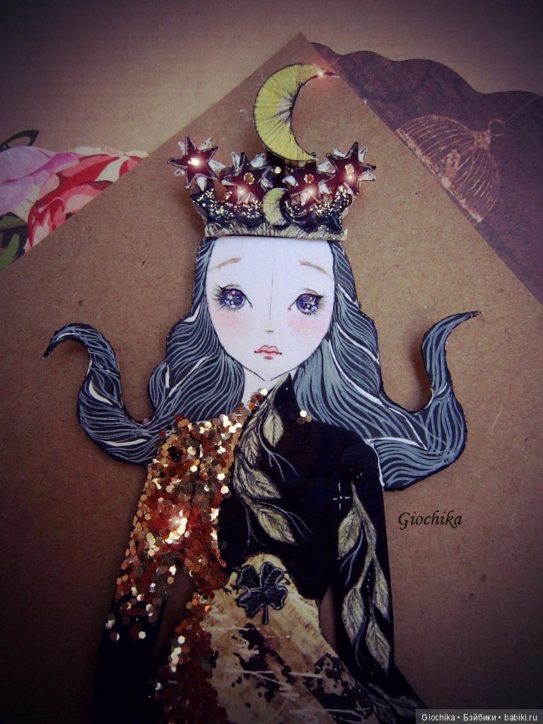 Делаю бумажных кукол: "Колыбельная" (фото 3)