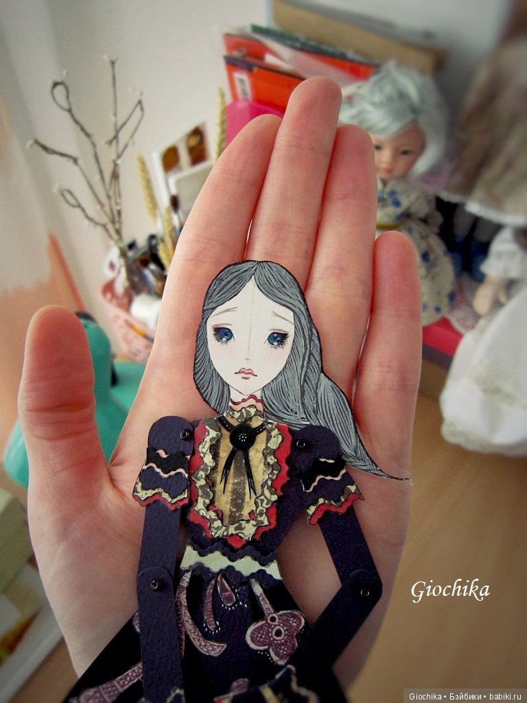 Делаю бумажных кукол: Алиса (фото 5)