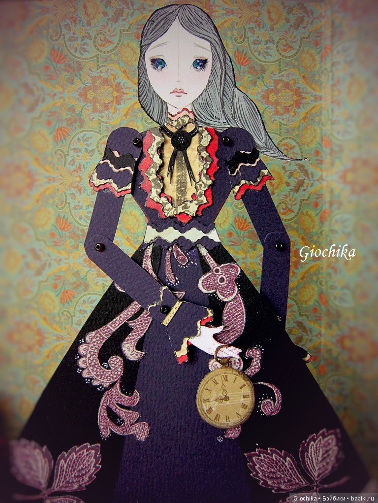 Делаю бумажных кукол: Алиса (фото 3)