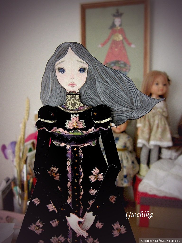 Делаю бумажных кукол: "Песня хочет стать светом" (фото 3)