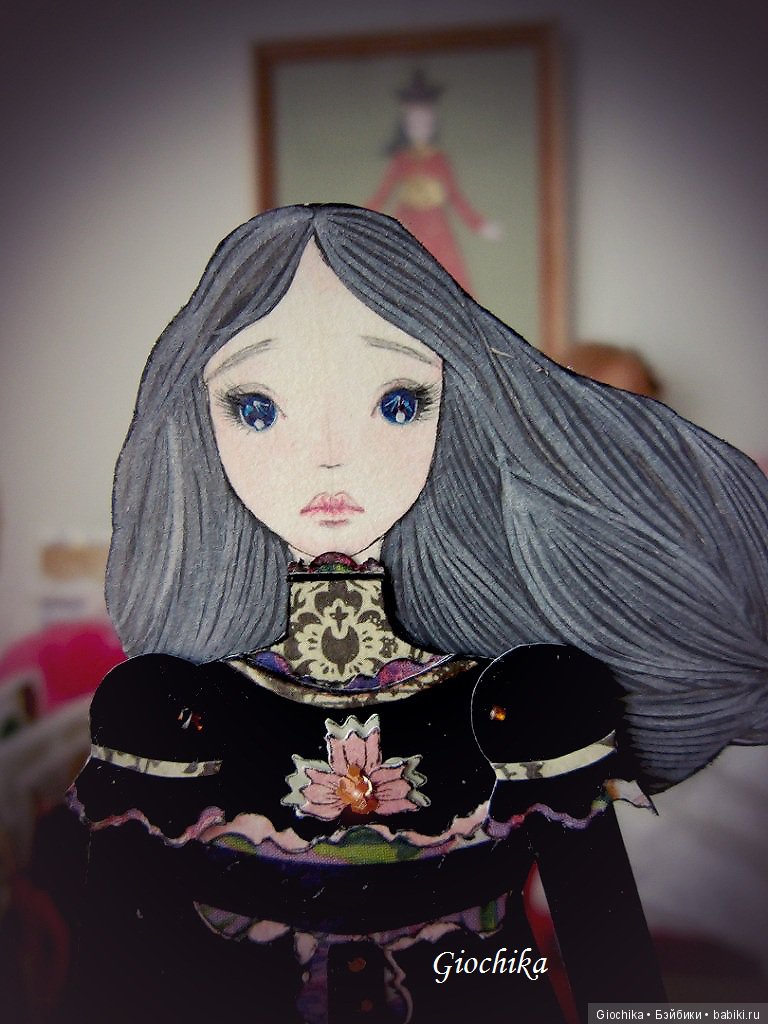 Делаю бумажных кукол: "Песня хочет стать светом" (фото 4)