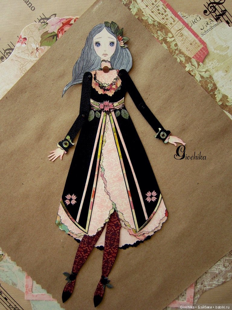 Делаю бумажных кукол: Магнолия покидает сад (фото 5)