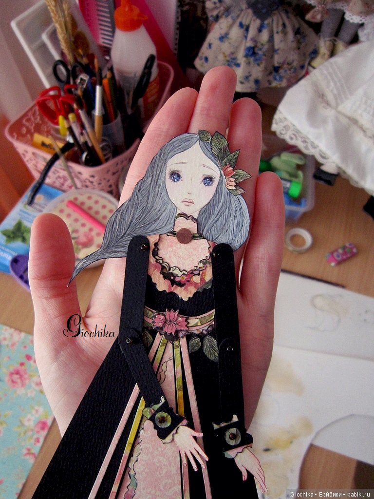 Делаю бумажных кукол: Магнолия покидает сад (фото 6)