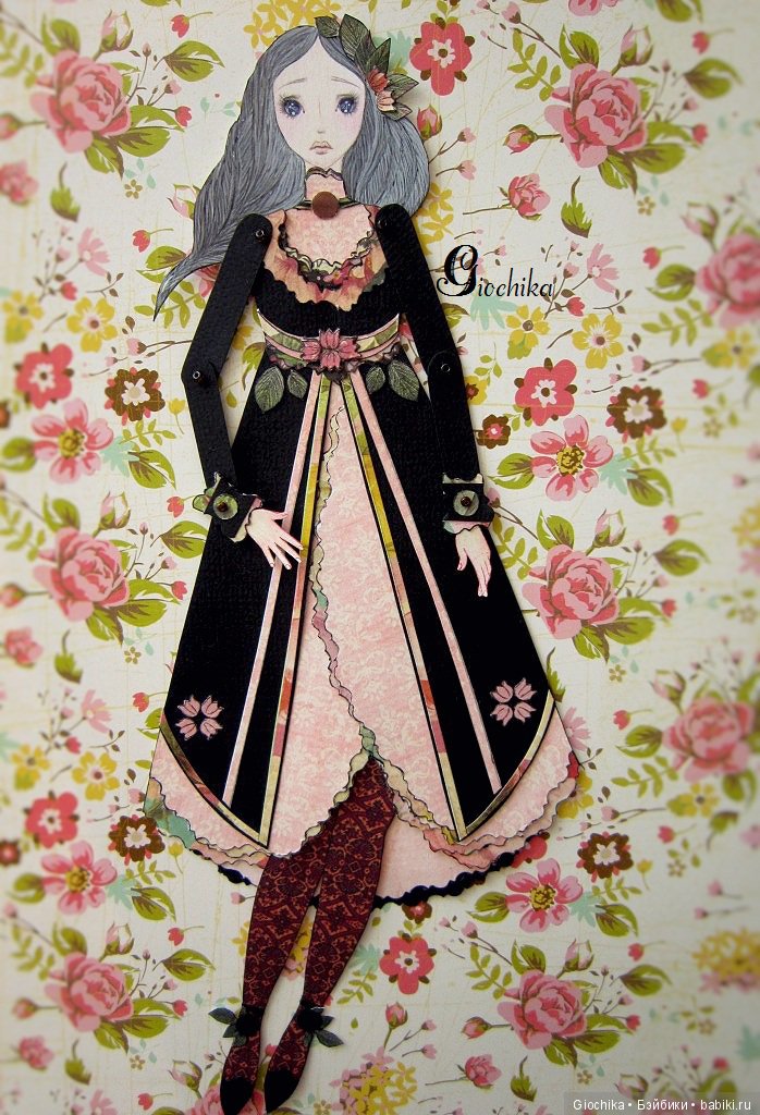 Делаю бумажных кукол: Магнолия покидает сад (фото 4)