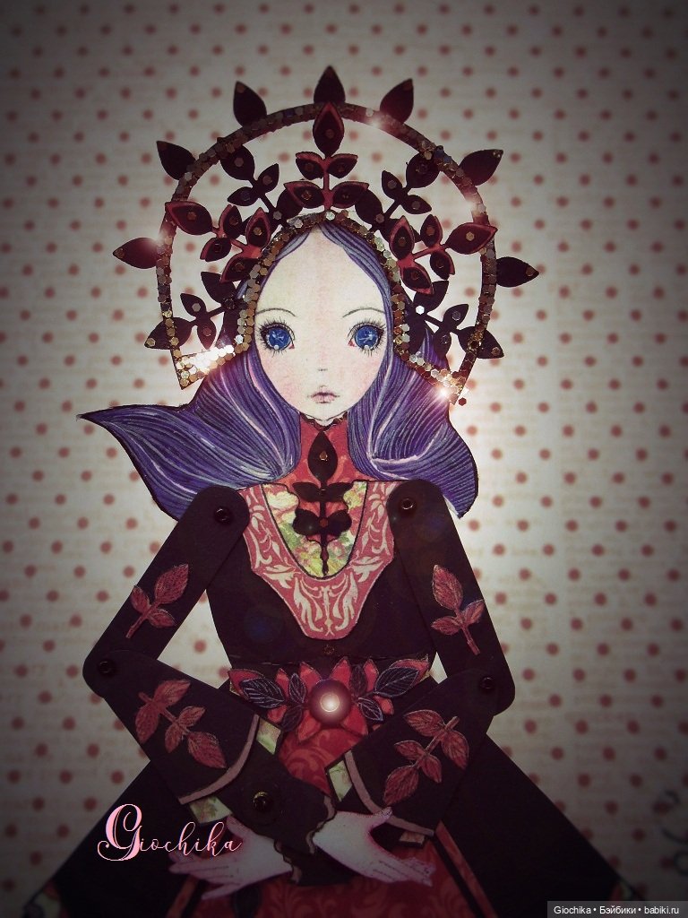 Мои бумажные куклы "Птицы полуночных садов" (фото 2)