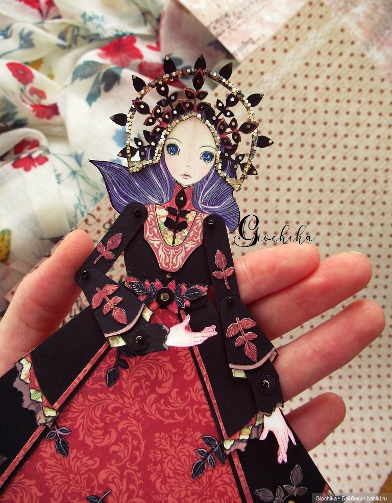 Мои бумажные куклы "Птицы полуночных садов" (фото 5)