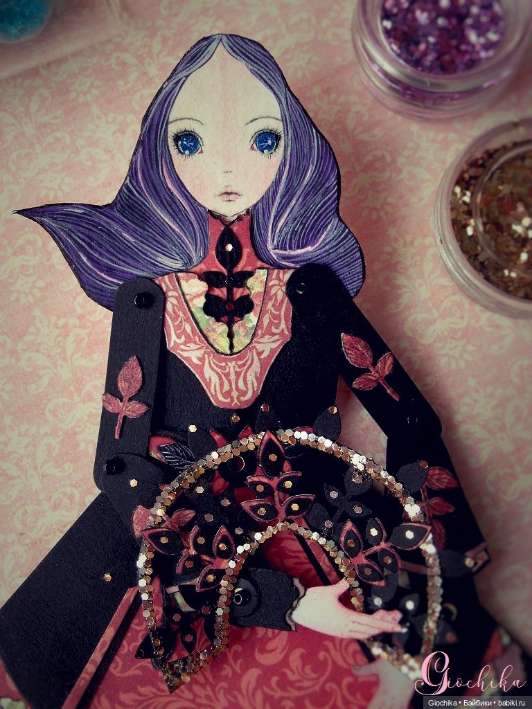 Мои бумажные куклы "Птицы полуночных садов" (фото 3)